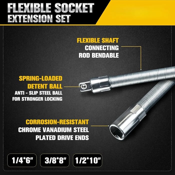 Workshop Essential💖Socket Ratchet Wrench Set