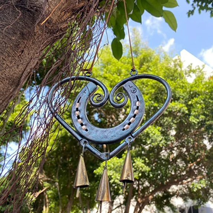 100% Handmade | The Horseshoe Heart Wind Chime ❤