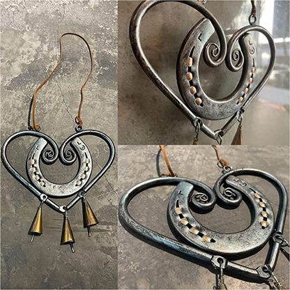 100% Handmade | The Horseshoe Heart Wind Chime ❤