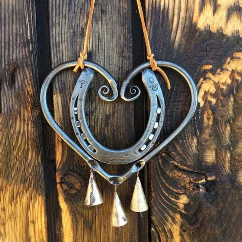100% Handmade | The Horseshoe Heart Wind Chime ❤
