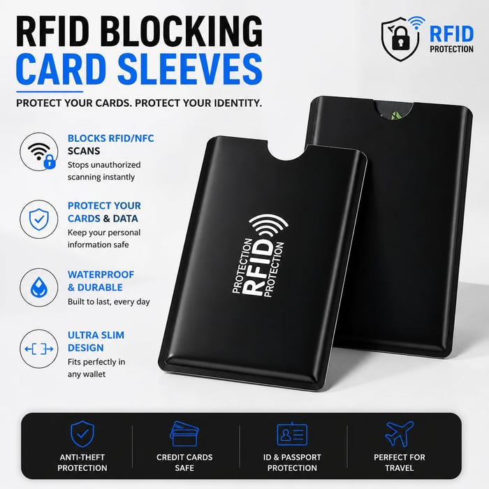RFID Blocking Sleeves Set