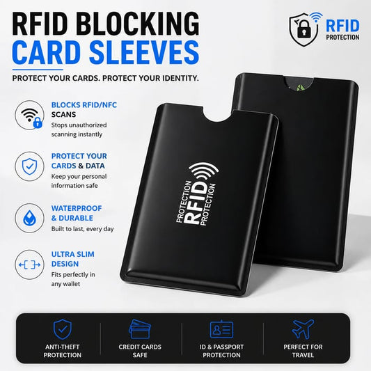 RFID Blocking Sleeves Set