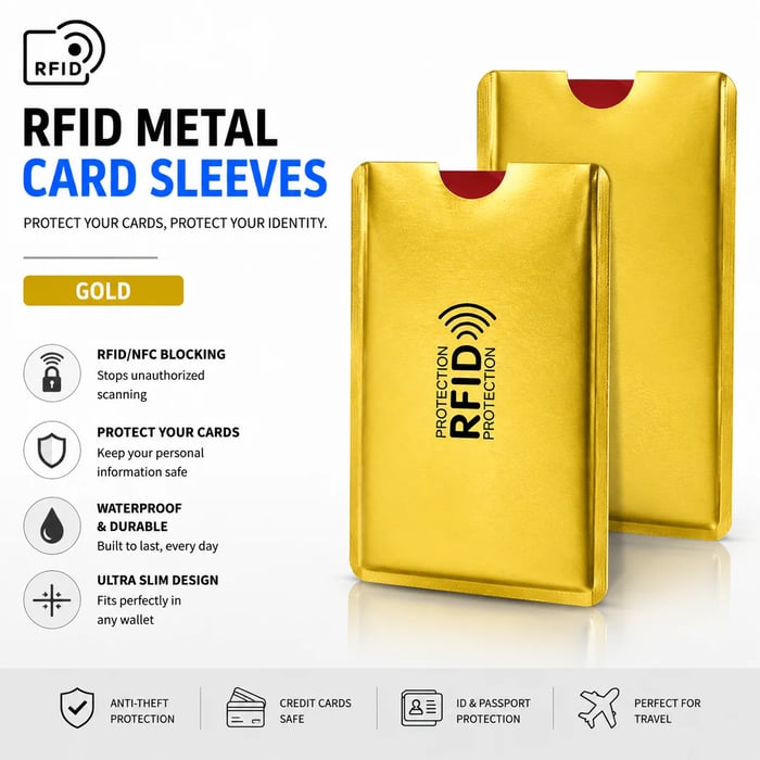RFID Blocking Sleeves Set