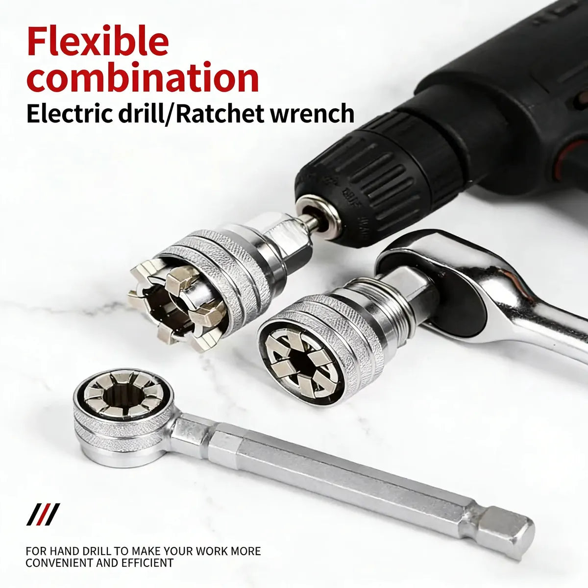 🚗HOT SALE THIS WEEK🔥 Multi-Function Universal Socket Wrench Tool