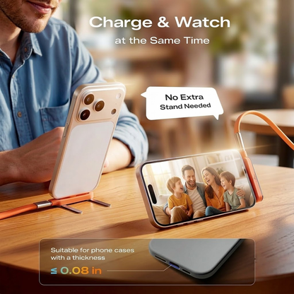 ⚡ Fast Charging Cable 🚀240W Fast Charging + Hidden Foldable Phone Stand