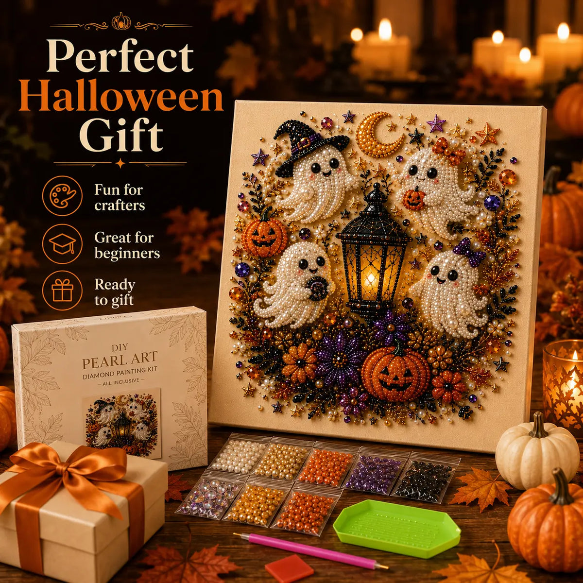 ✨ Halloween Pearl Art DIY Kit