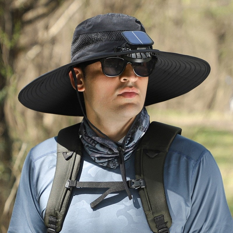 🔥Summer Hot Sale 49% OFF⚡2026 New Ultralight Solar Fan Sun Hat🎁