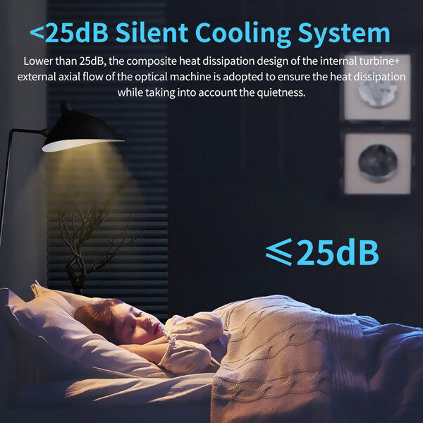 Cinematic Projector Portable Home Theater