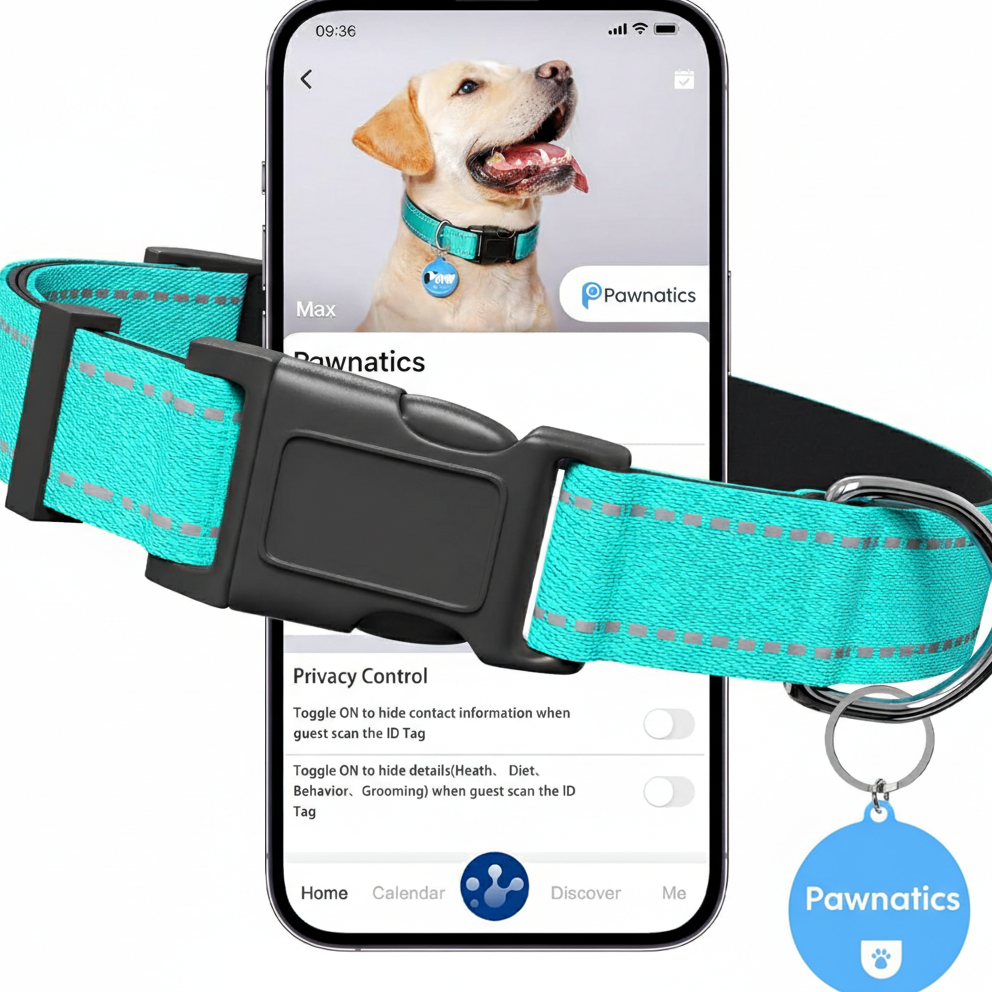 Smart QR Reflective Collar