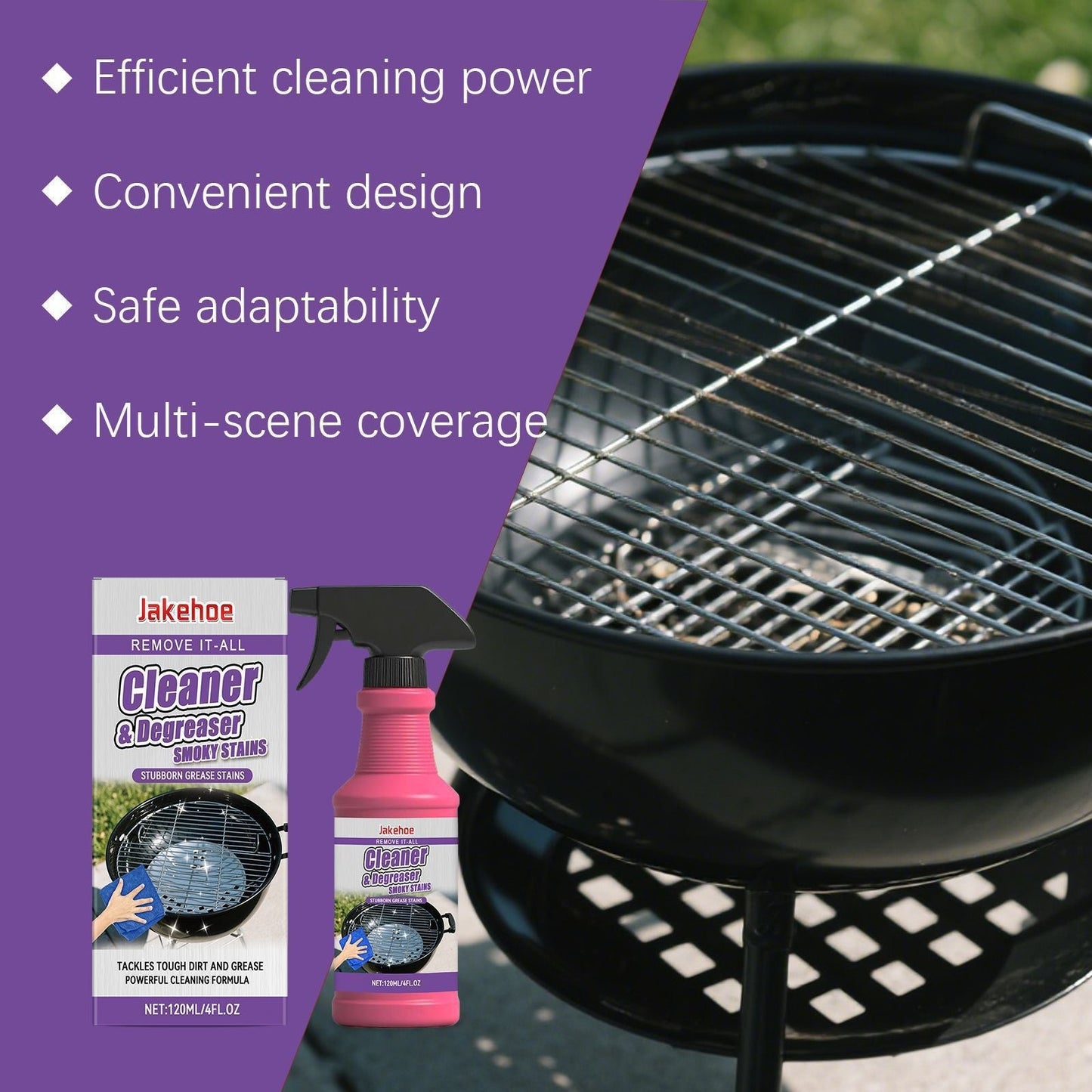 🔥HOT SALE 40% OFF🍖Fast-Acting Heavy-Duty Grill Degreaser Spray