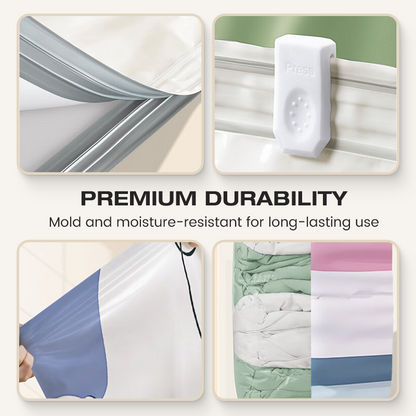 ◼️No-Pump Large Vacuum Storage Compression Bags☄️Most practical☄️Most cost-effective