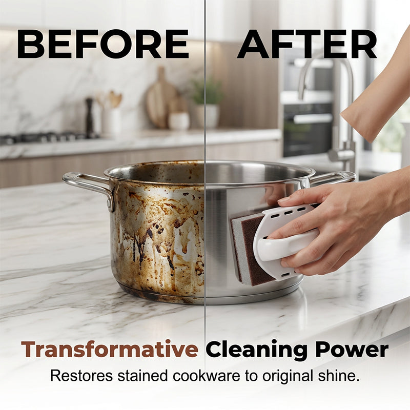 Emery Sponge Scrubber for Heavy-Duty Cleaning