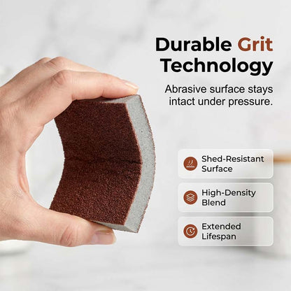 Emery Sponge Scrubber for Heavy-Duty Cleaning