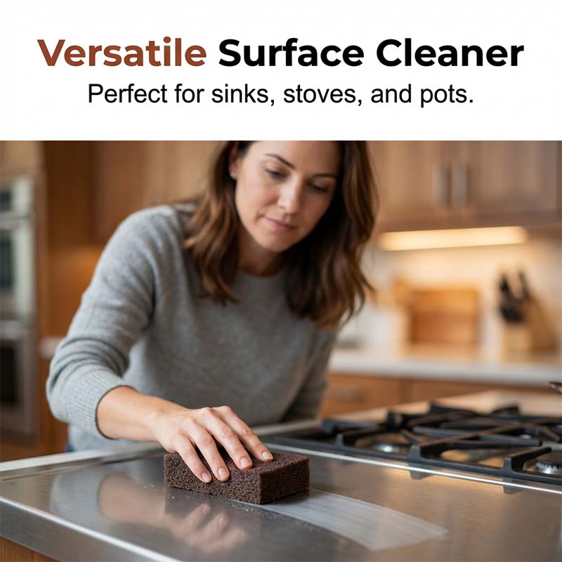 Emery Sponge Scrubber for Heavy-Duty Cleaning